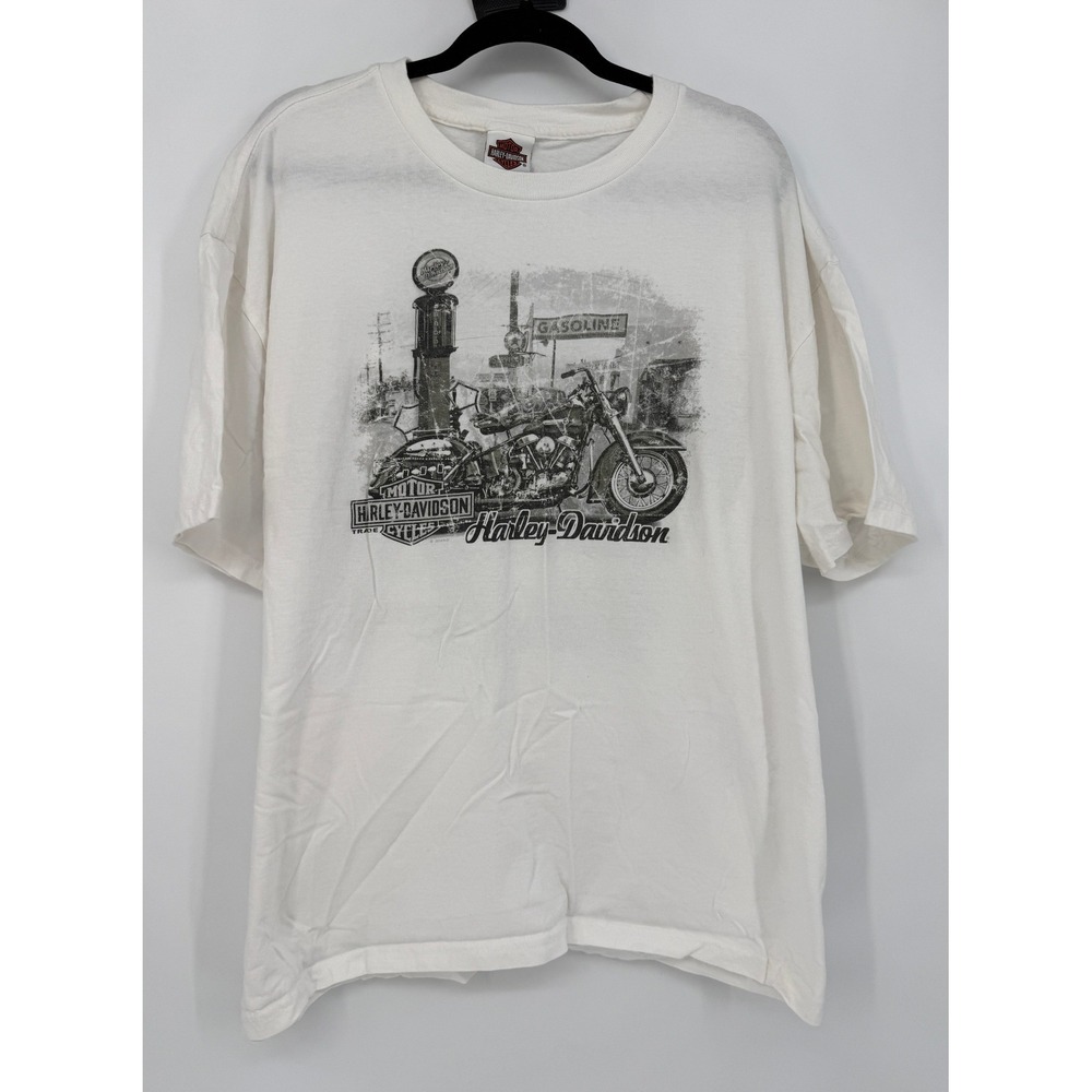 Harley Davidson Low Country Charleston SC T Shirt 2XL White Motorcycle USA